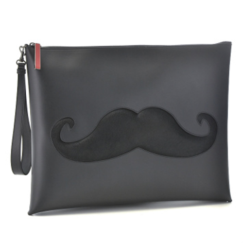 ルブタン コピー/CHRISTIAN LOUBOUTIN Peter Pouch クラッチバッグ ブラック 2015新作  1155015-0001-BK01